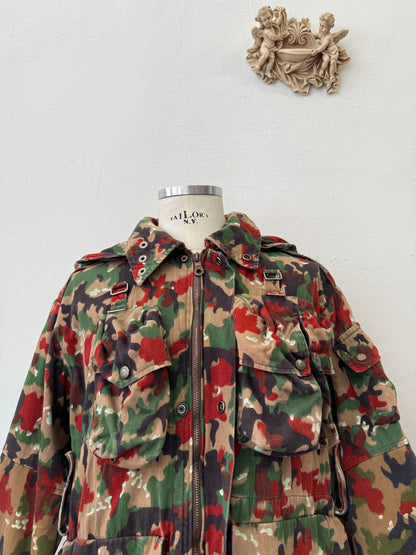Vintage Swiss Army Camo Jacket M70 “L/XL”