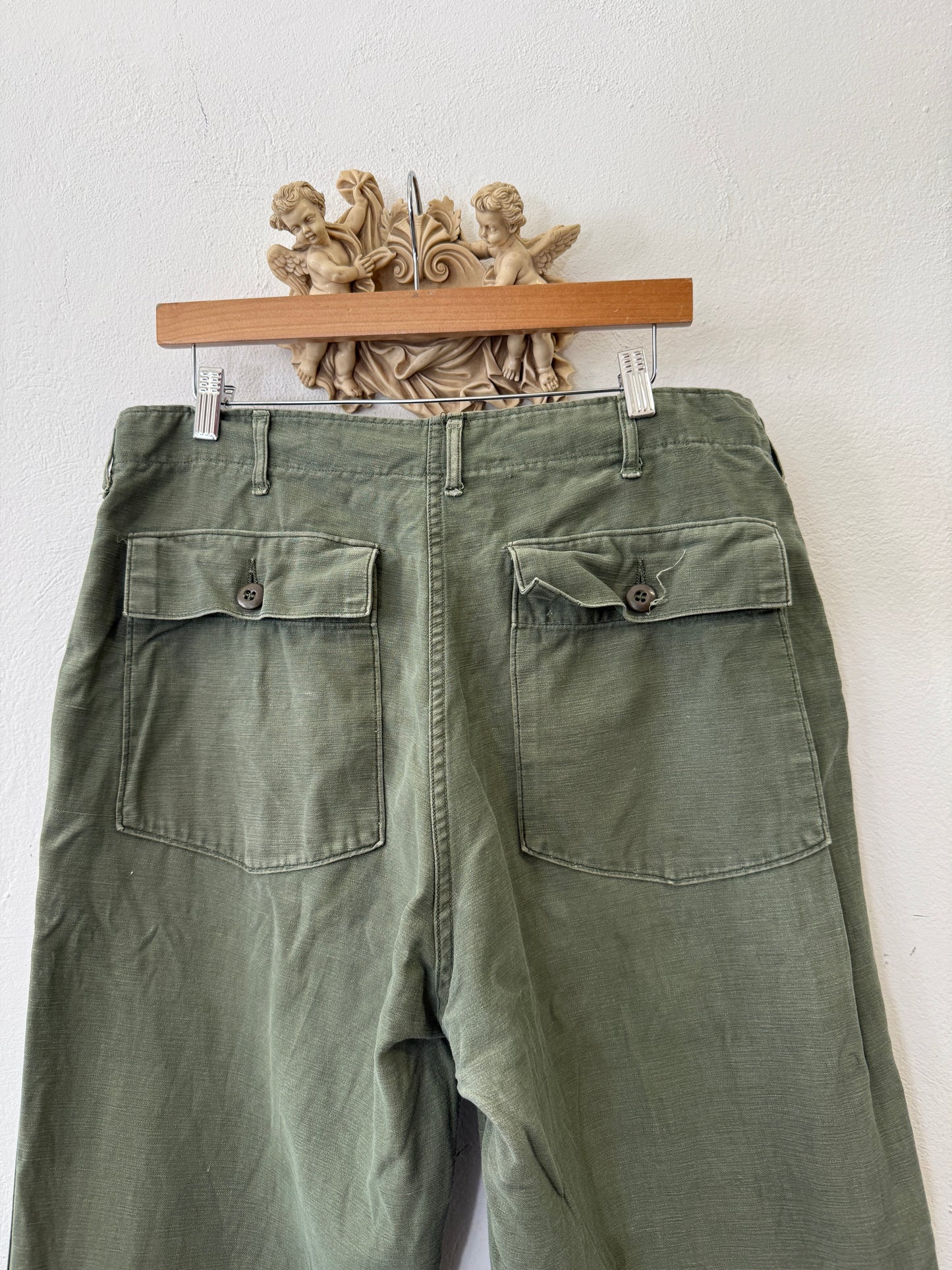 Vintage Og 107 Us Army Fatigue Pants “W35”