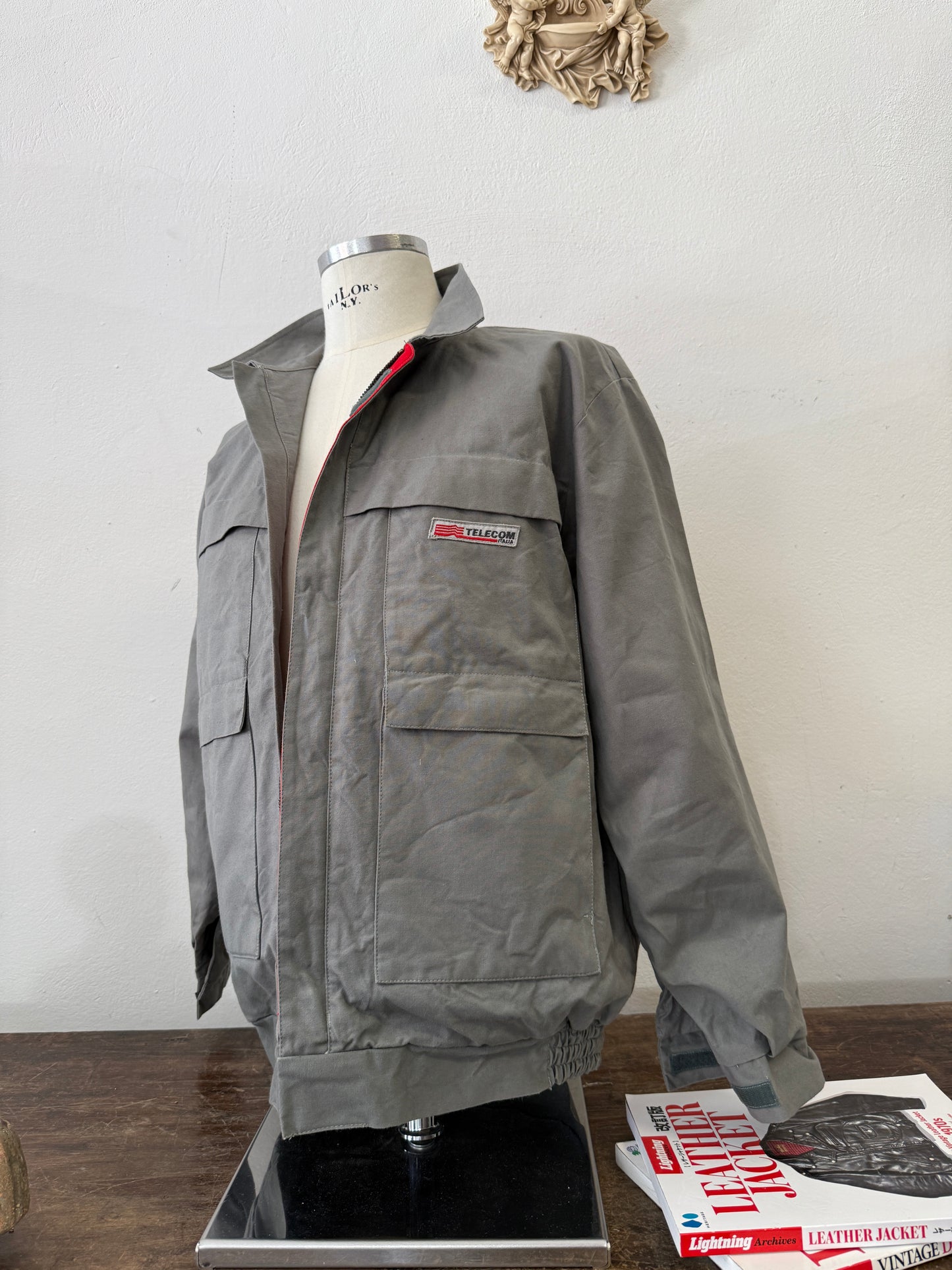 Vintage 90’s “TELECOM” Work Jacket - L