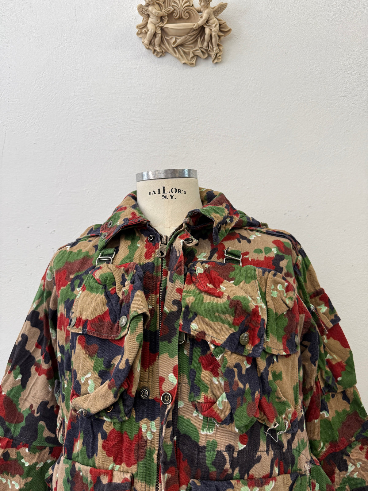 Vintage Swiss Army Camo Jacket M70 “S/M”