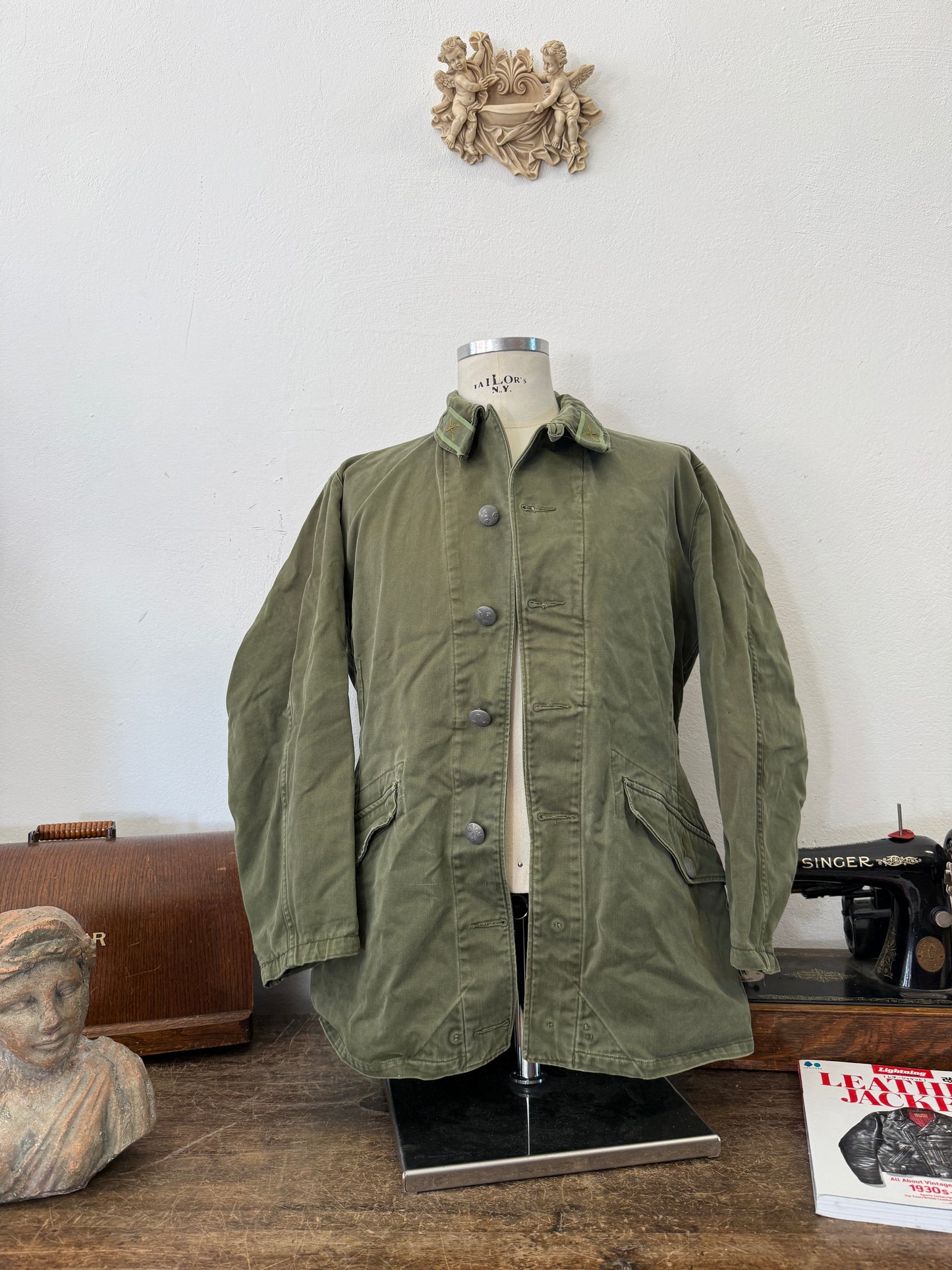 Vintage 70’s Swedish Army Jacket “M/L”