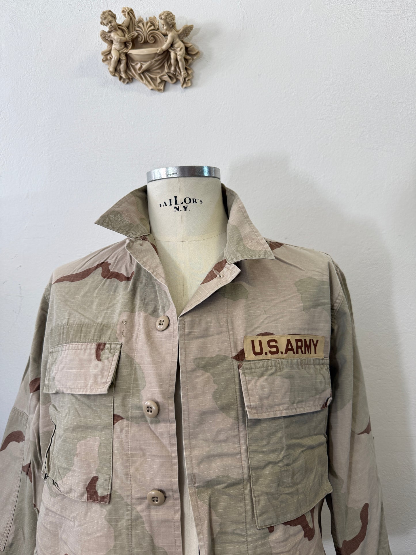 Vintage BDU Camo Jacket Ripstop US Army “M”