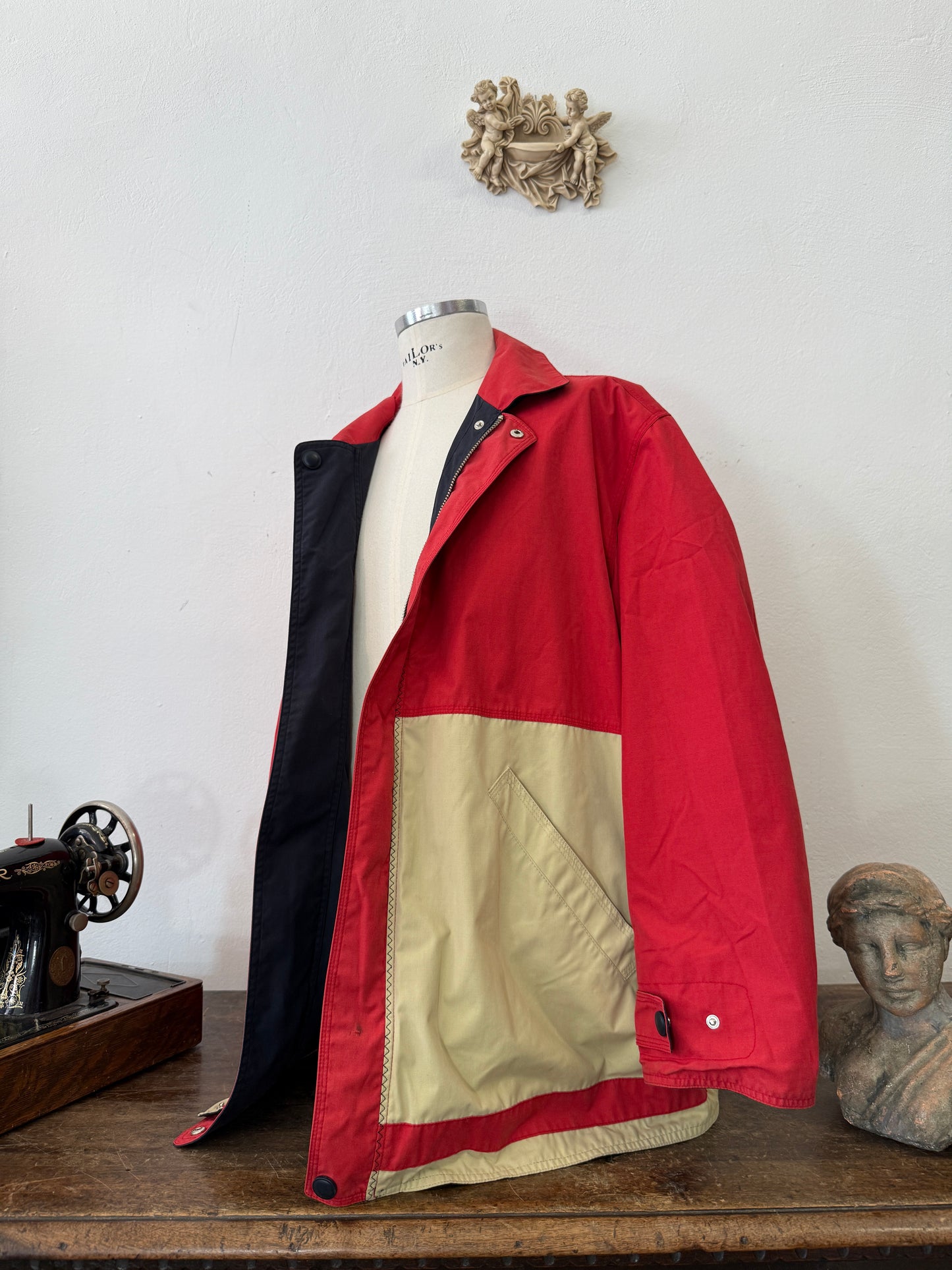 Vintage Reversible Boat Jacket “XXL”