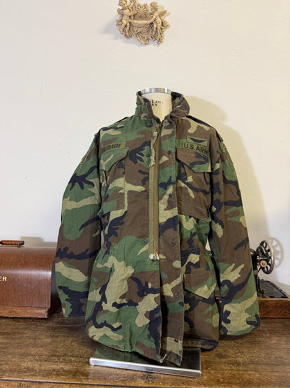 Vintage Woodland Field Jacket M65 Us Army “L/XL”