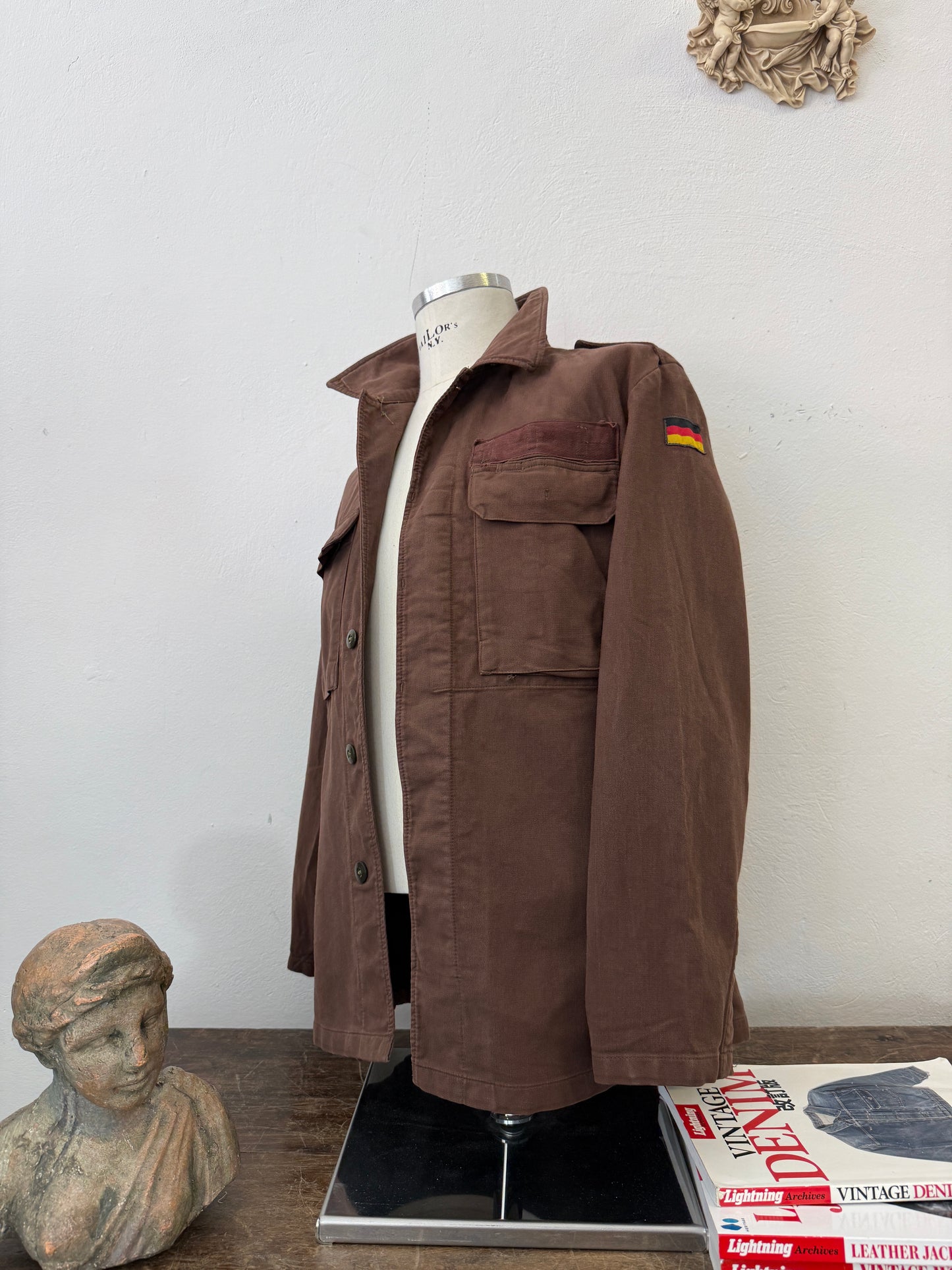 Vintage Moleskin German Army Jacket “M/L”
