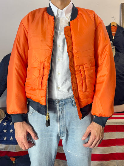 Blue Navy Bomber Jacket MA1