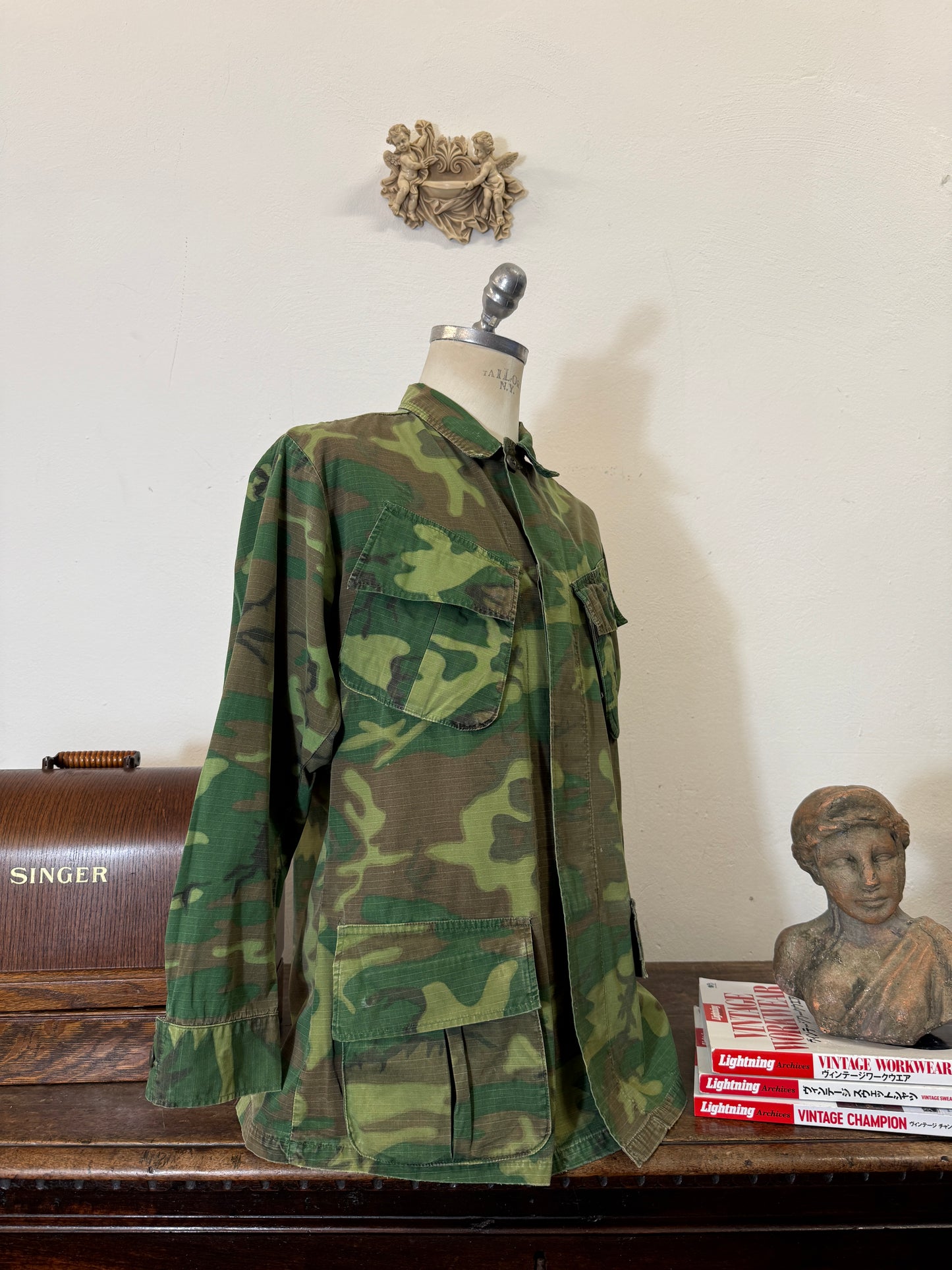 Vintage USMC Jungle Jacket ERDL - M/L