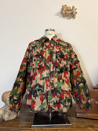 Vintage Swiss Army Camo Jacket M70 “L/XL”