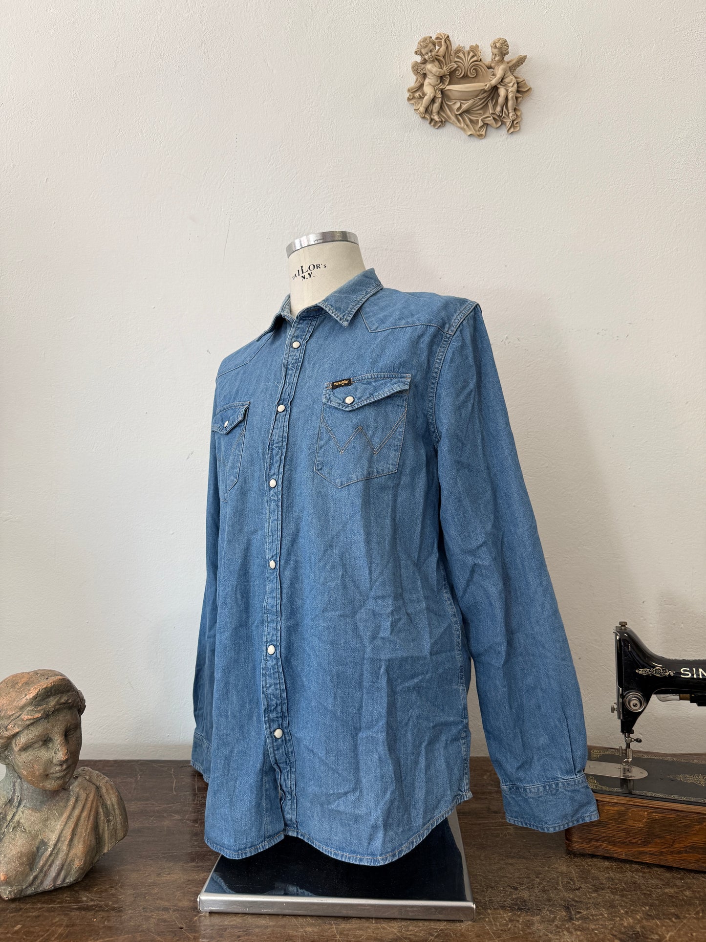Vintage Wrangler Denim Shirt “XL”