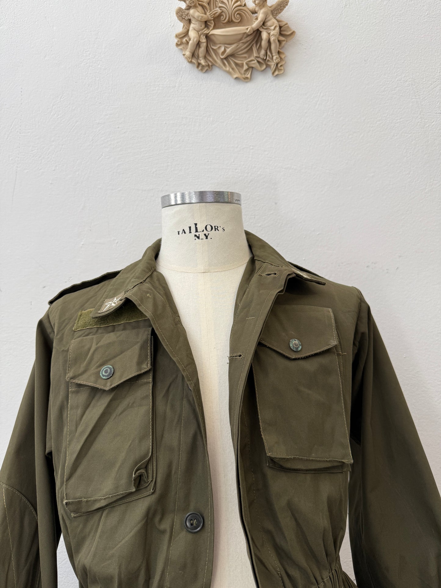 Vintage 80’s Italian Army Jacket “S”