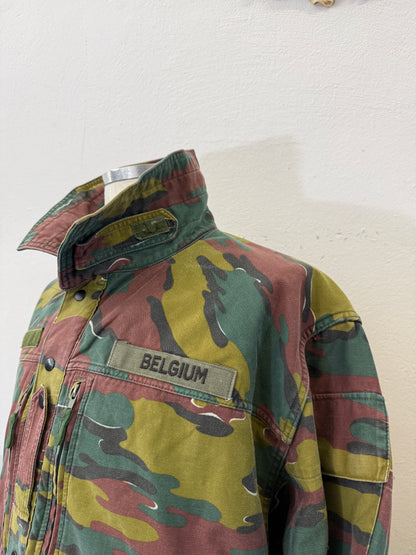 Vintage Belgian Army Camo Jacket “XXL”