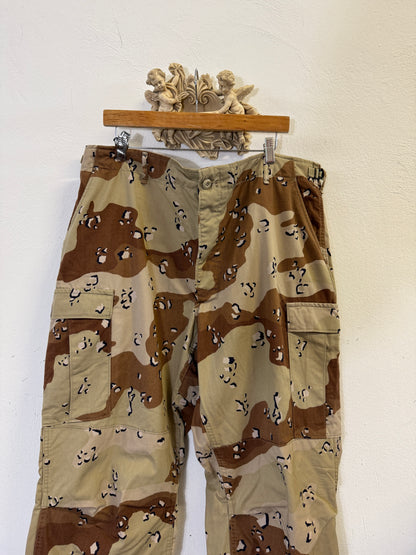 Vintage Desert Chocolate Cargo Pants Us Army “W42”