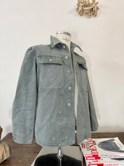 Vintage Selvedge Swiss Army Jacket “S/M”