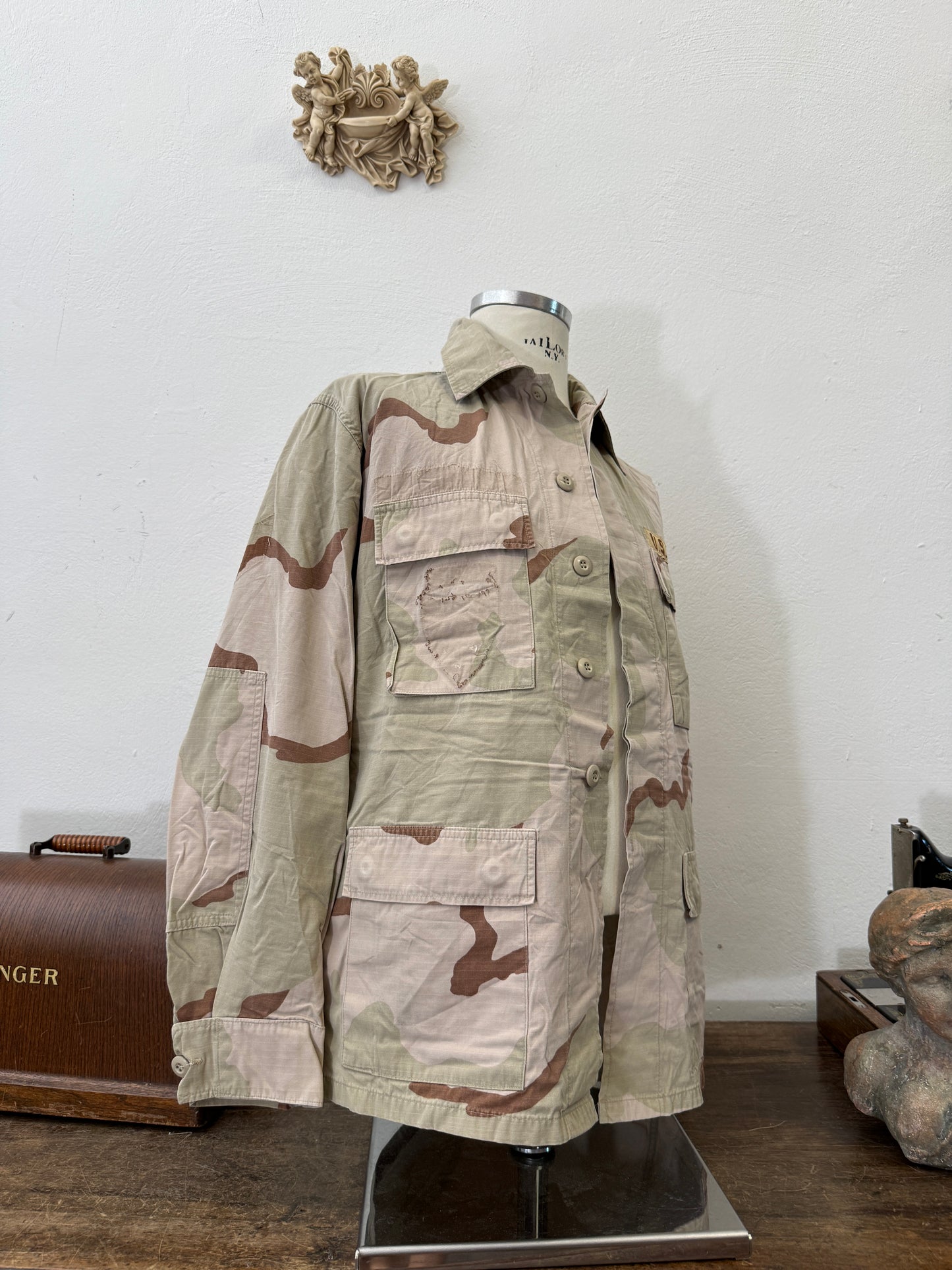 Vintage BDU Camo Jacket Ripstop US Army – L/XL
