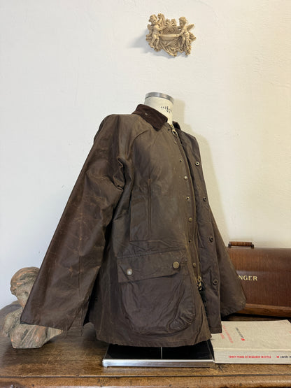 Vintage 80s/90s waxed jacket made in England “L”