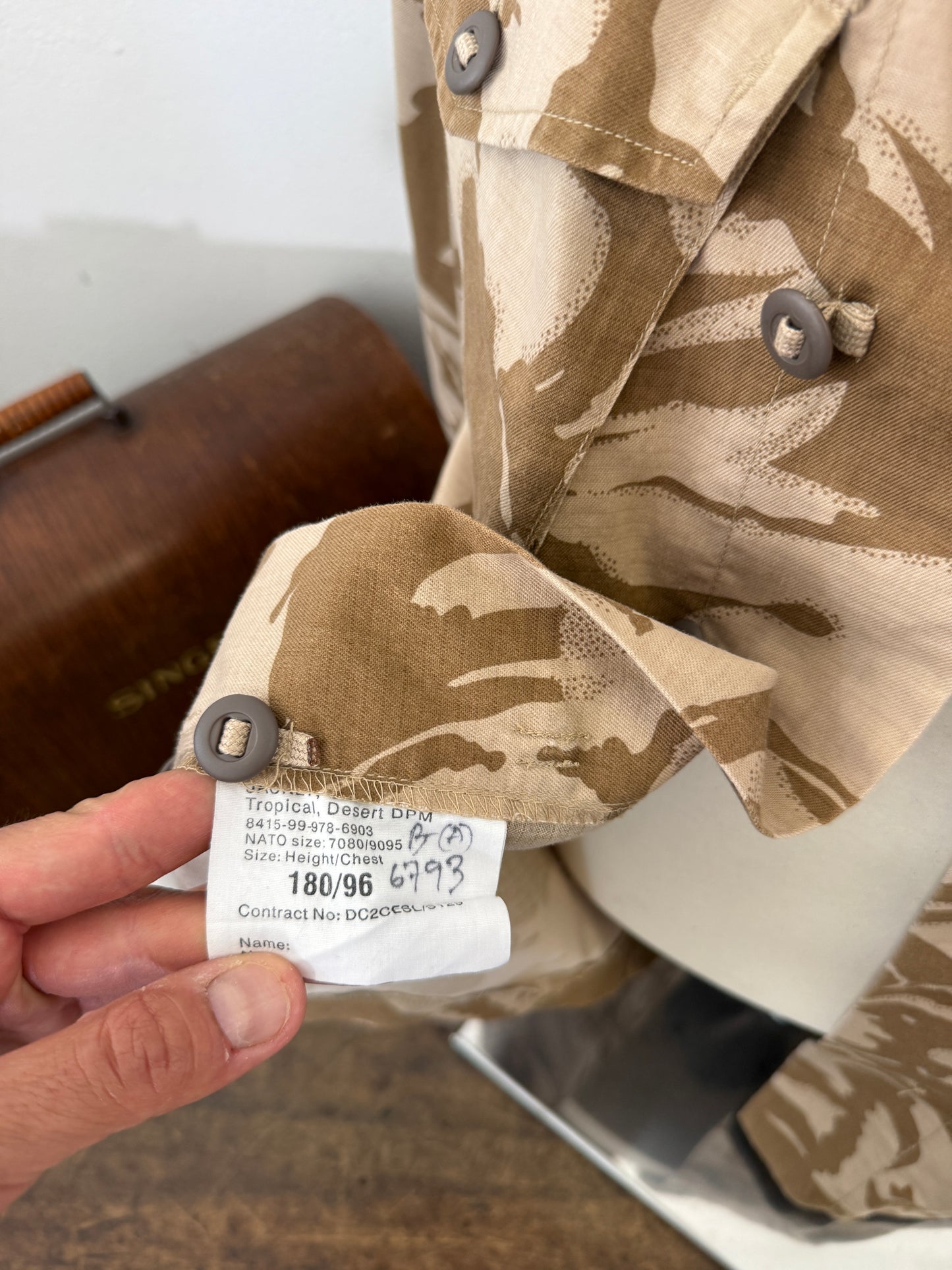 Vintage British Army Dpm Jacket “L”