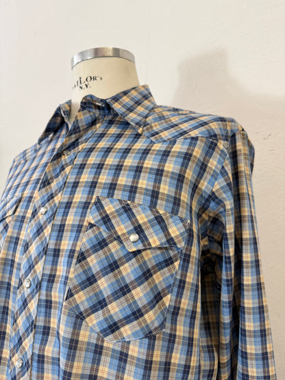 Vintage 80’s Western Wrangler Shirt “L/XL”