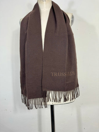 écharpe Trussardi en laine vintage