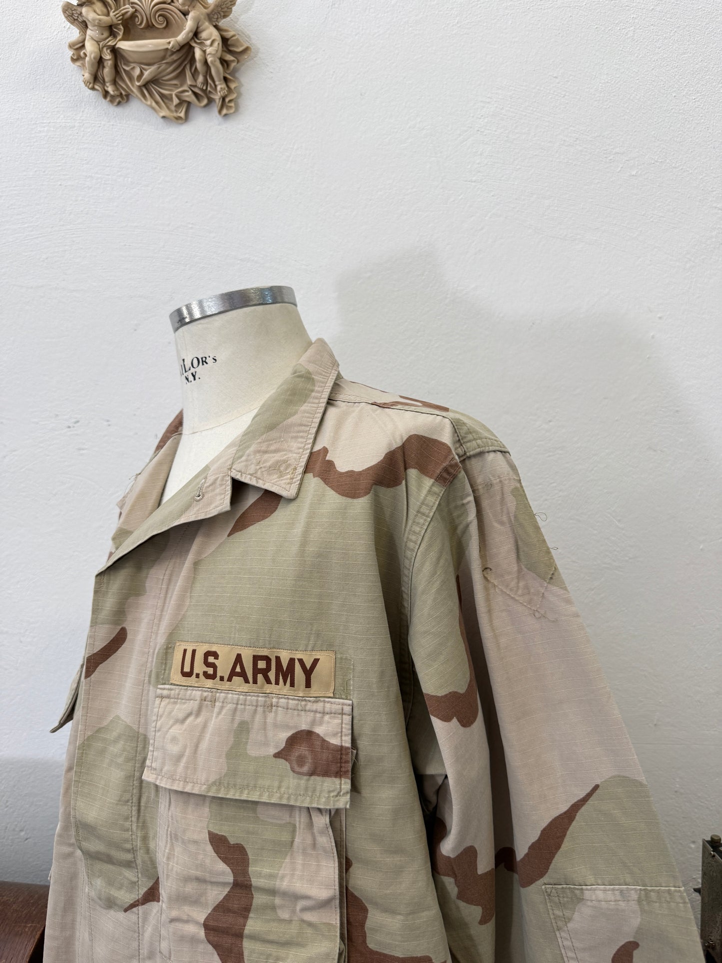Vintage BDU Camo Jacket Ripstop US Army – XL