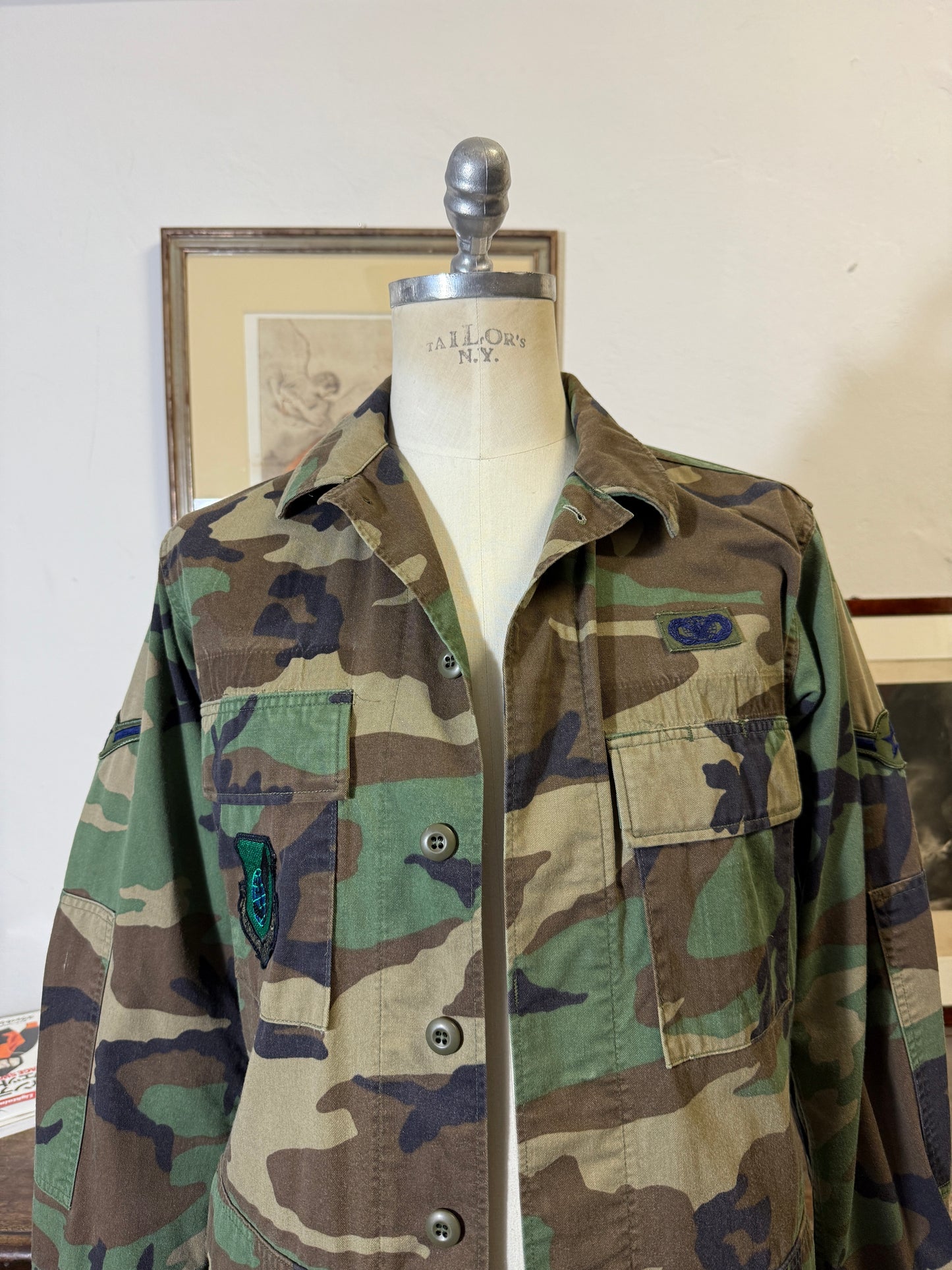 Vintage Woodland Us Air Force Jacket “M/L”