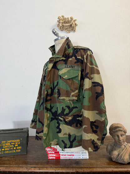 Vintage Woodland Field Jacket M65 Us Army “M”