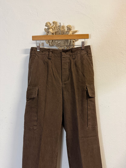 Vintage 80’s German Army Moleskin Cargo Pants “W30”