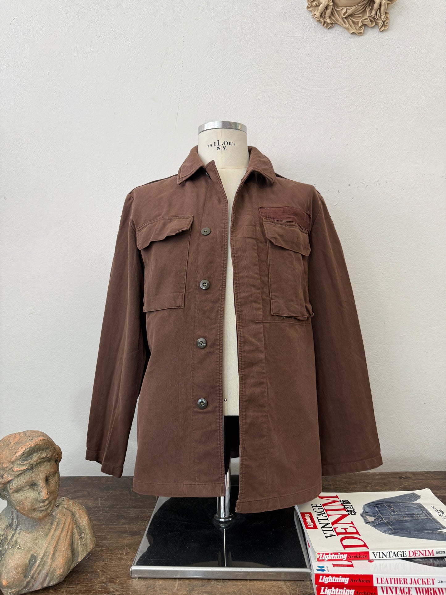 Vintage Moleskin German Army Jacket “M/L”