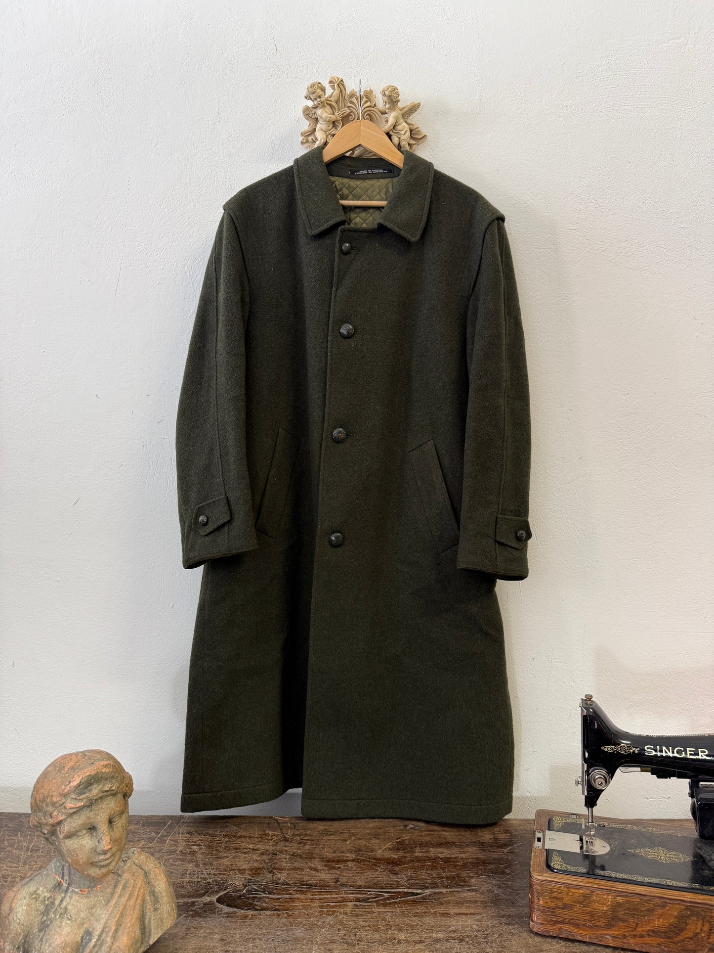Vintage Loden Coat “L”