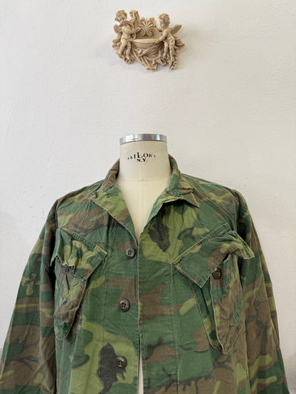 Vintage 60’s Ripstop Jungle Jacket ERDL Us Army “M/L”