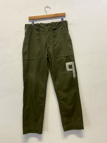 Vintage British Fatigue Army Pants “W32”