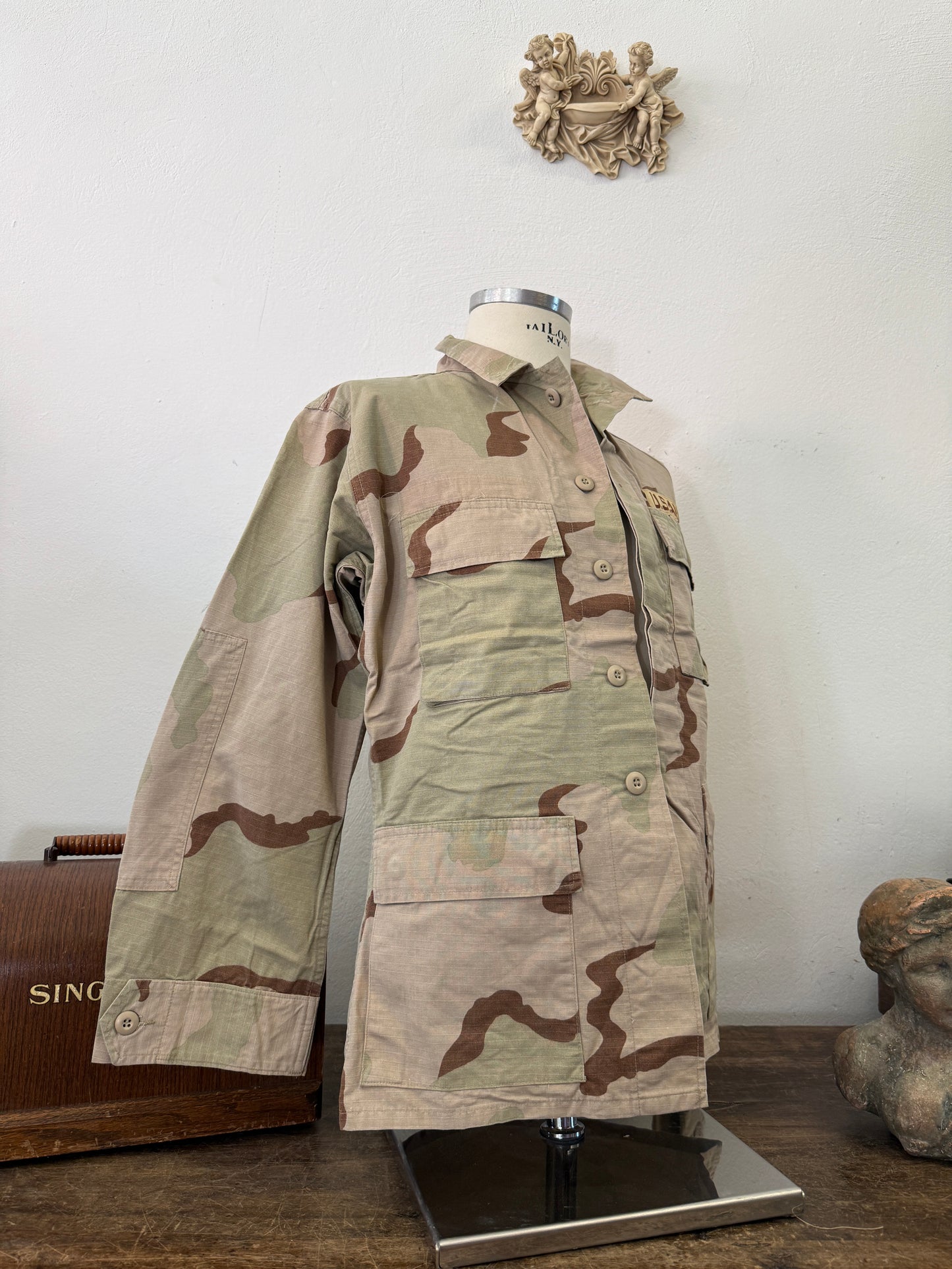 Vintage BDU Camo Jacket Ripstop US Army “M”