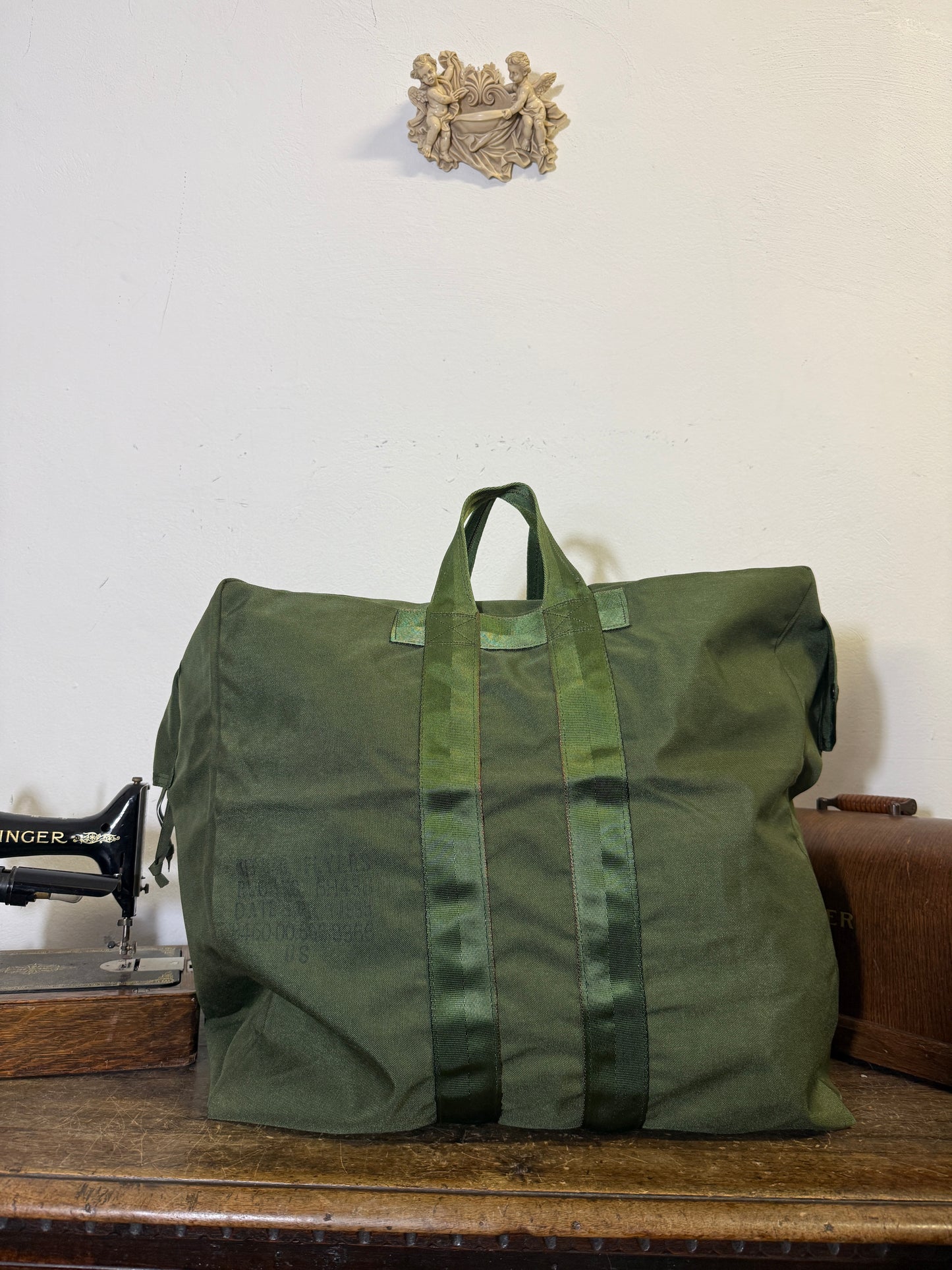 Vintage Nylon Us Flyers Kit Bag