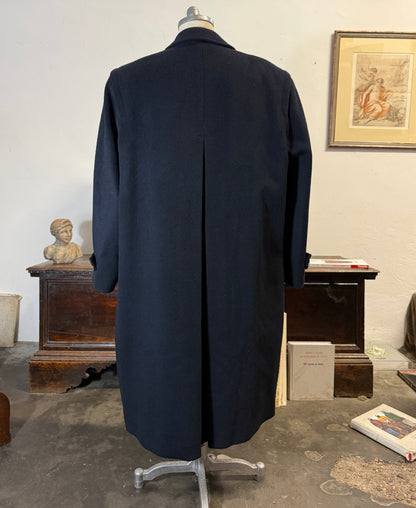 Vintage 90’s Loden Coat - Blue Navy “XL”