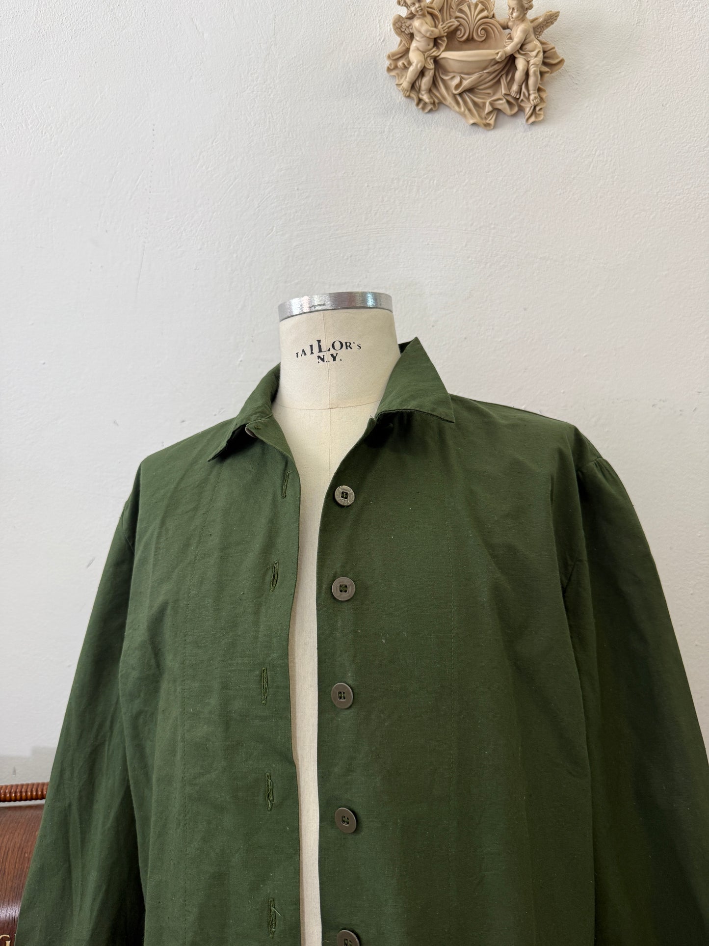 Vintage 80’s Woman Swedish Army Shirt - XL