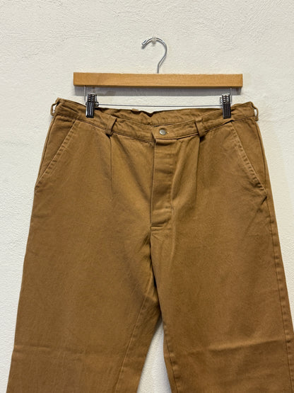 Vintage 80’s Brown Work Pants “W33”