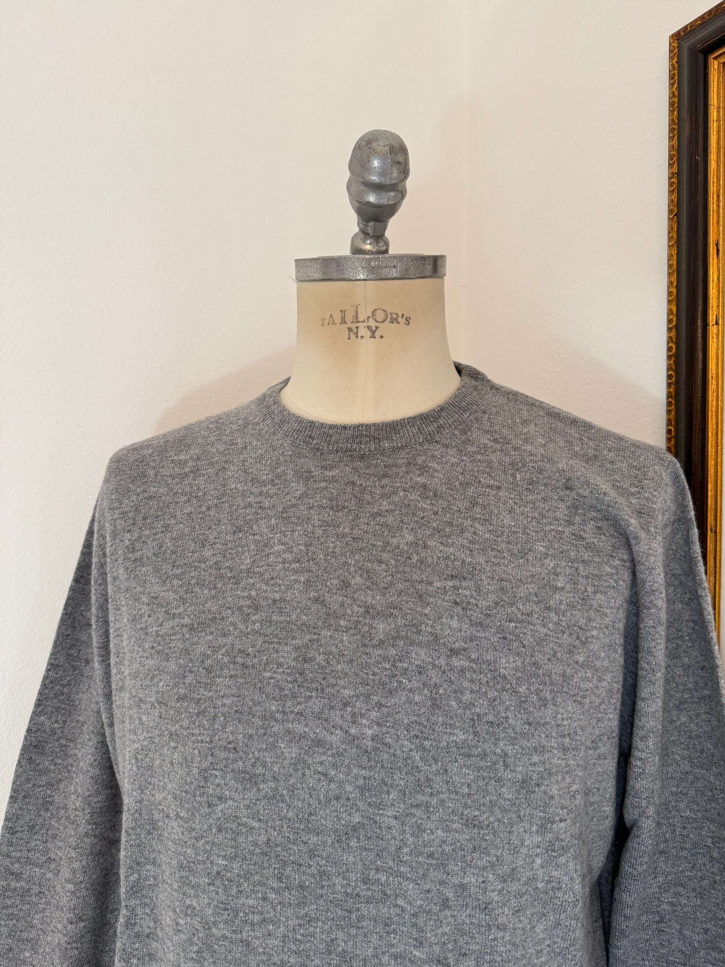 Essential Grey Sweater - Made in Italy
