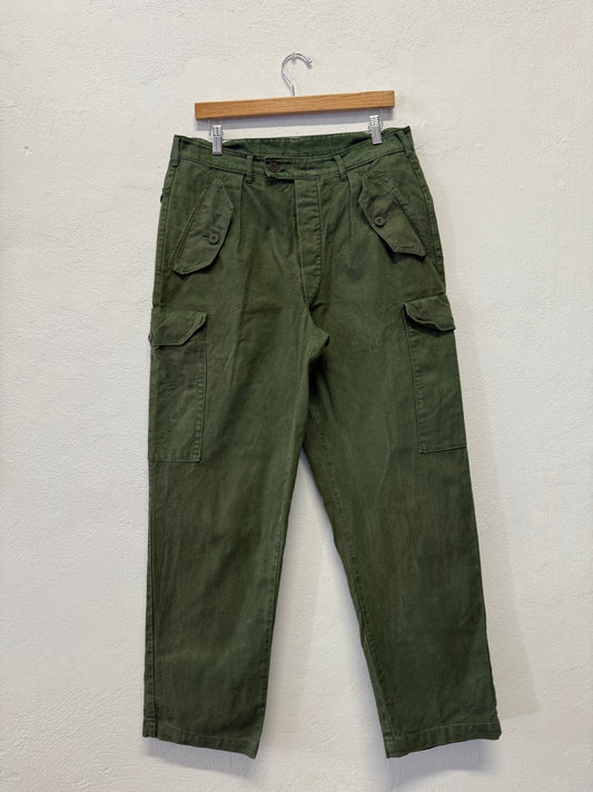 Vintage Swedish Army Fatigue Pants “W34”