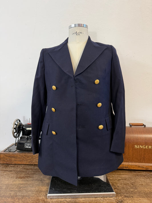 Vintage 00’s Italian Navy Double Breasted Jacket “XS/S”