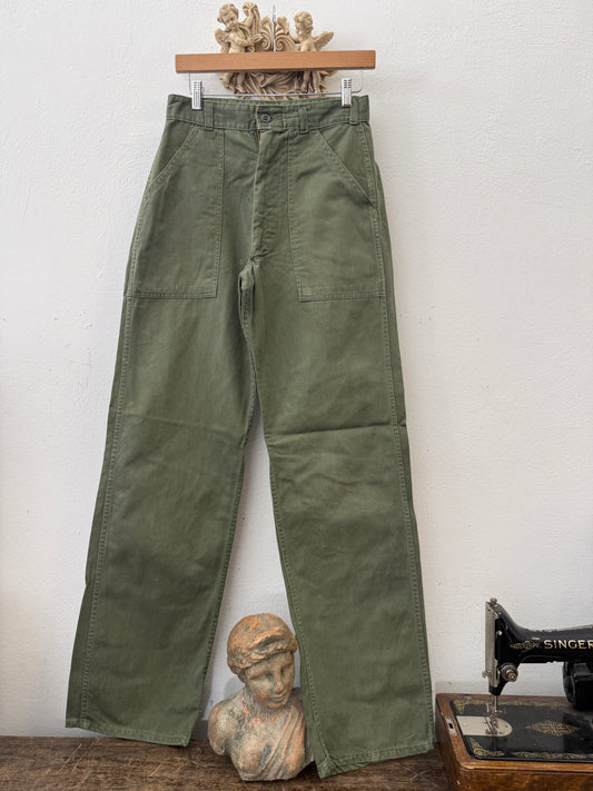 Vintage Og 107 Us Army Fatigue Pants “W27”