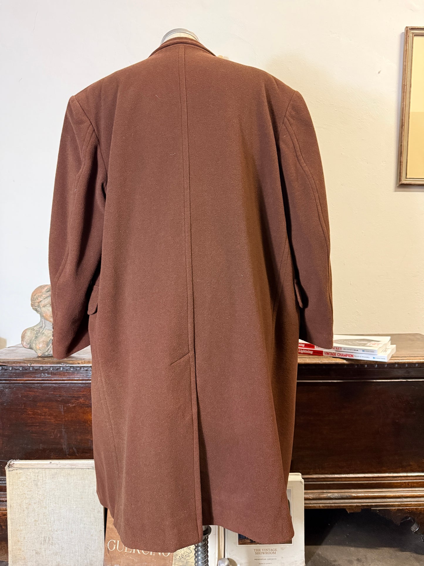 Deadstock Brown Wool Coat “XL”
