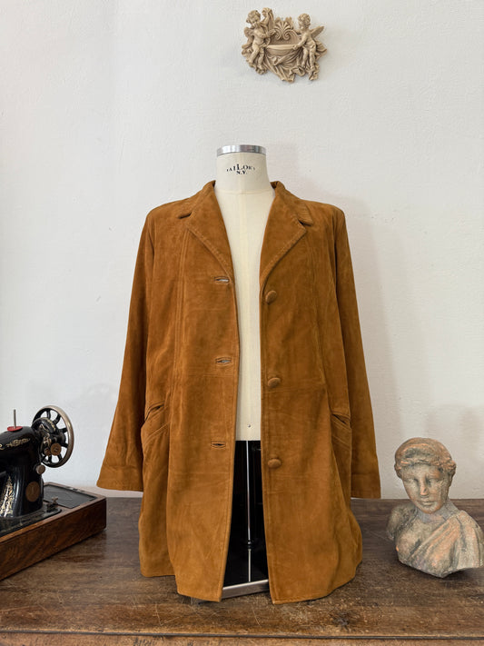 Vintage Woman Suede Jacket “M/L”