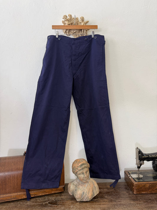 Vintage German Army Work Pants HBT “W36”