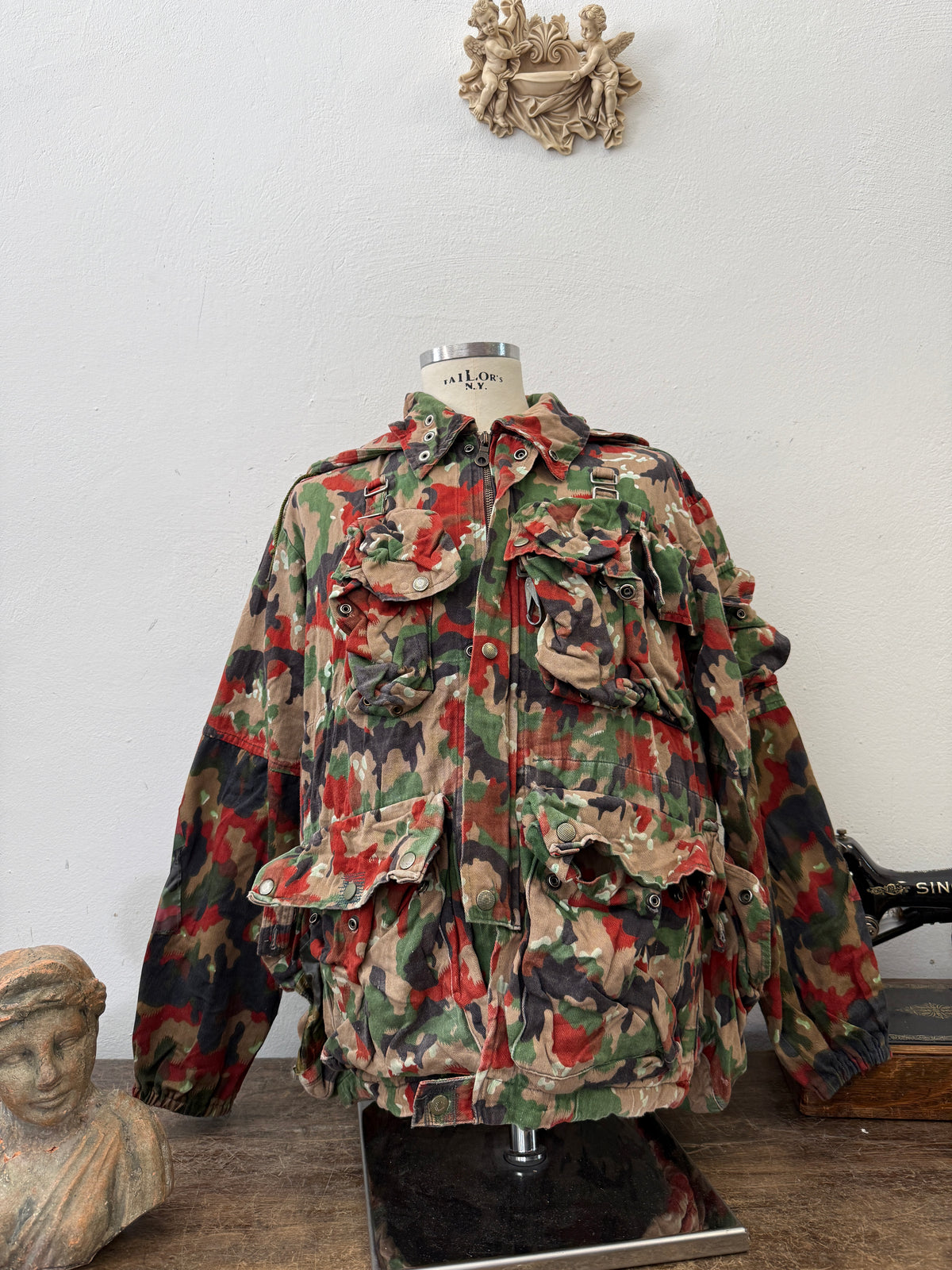 Vintage Swiss Army Camo Jacket M70 “L/XL”