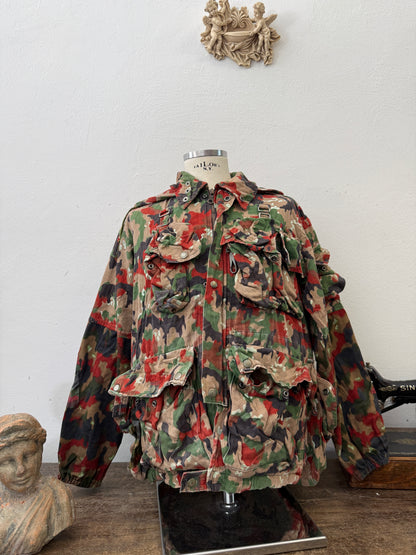 Vintage Swiss Army Camo Jacket M70 “L/XL”