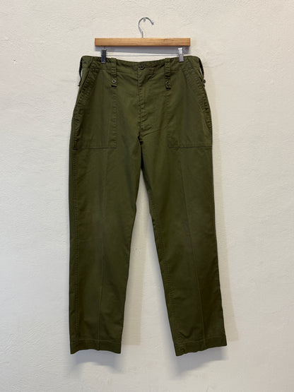 Vintage British Fatigue Army Pants “W36”