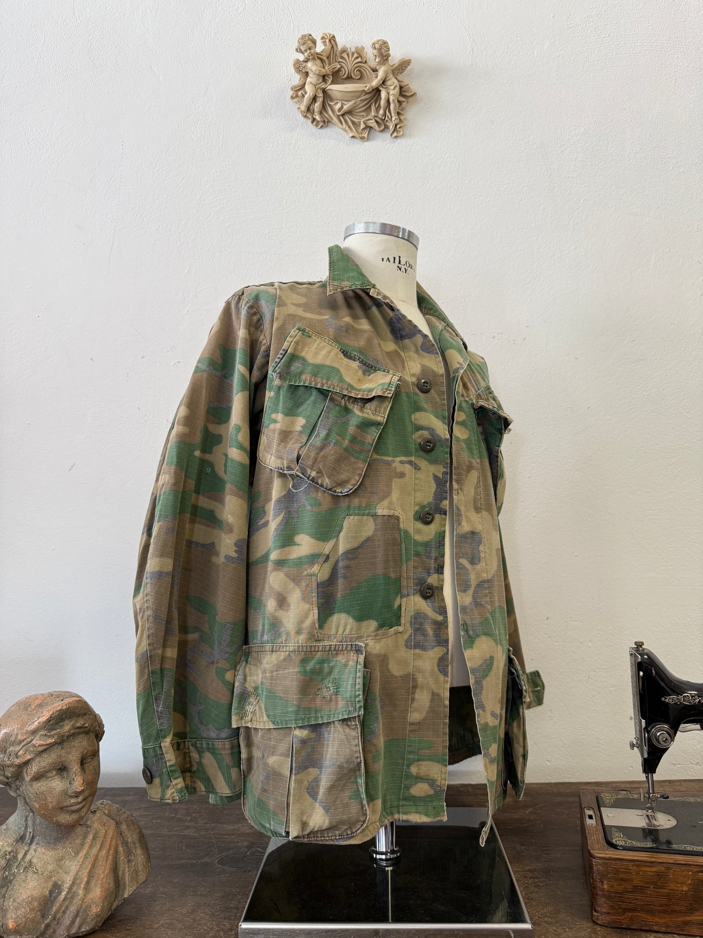 Vintage 60’s Jungle Jacket ERDL Ripstop “M”