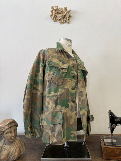 Vintage 60’s Jungle Jacket ERDL Ripstop “M”