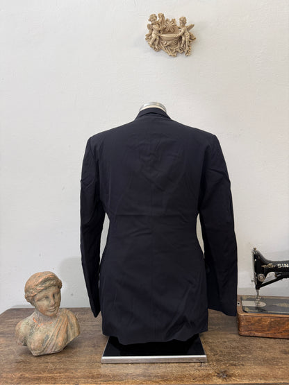 Vintage Italian Navy Double Breasted Jacket “L”