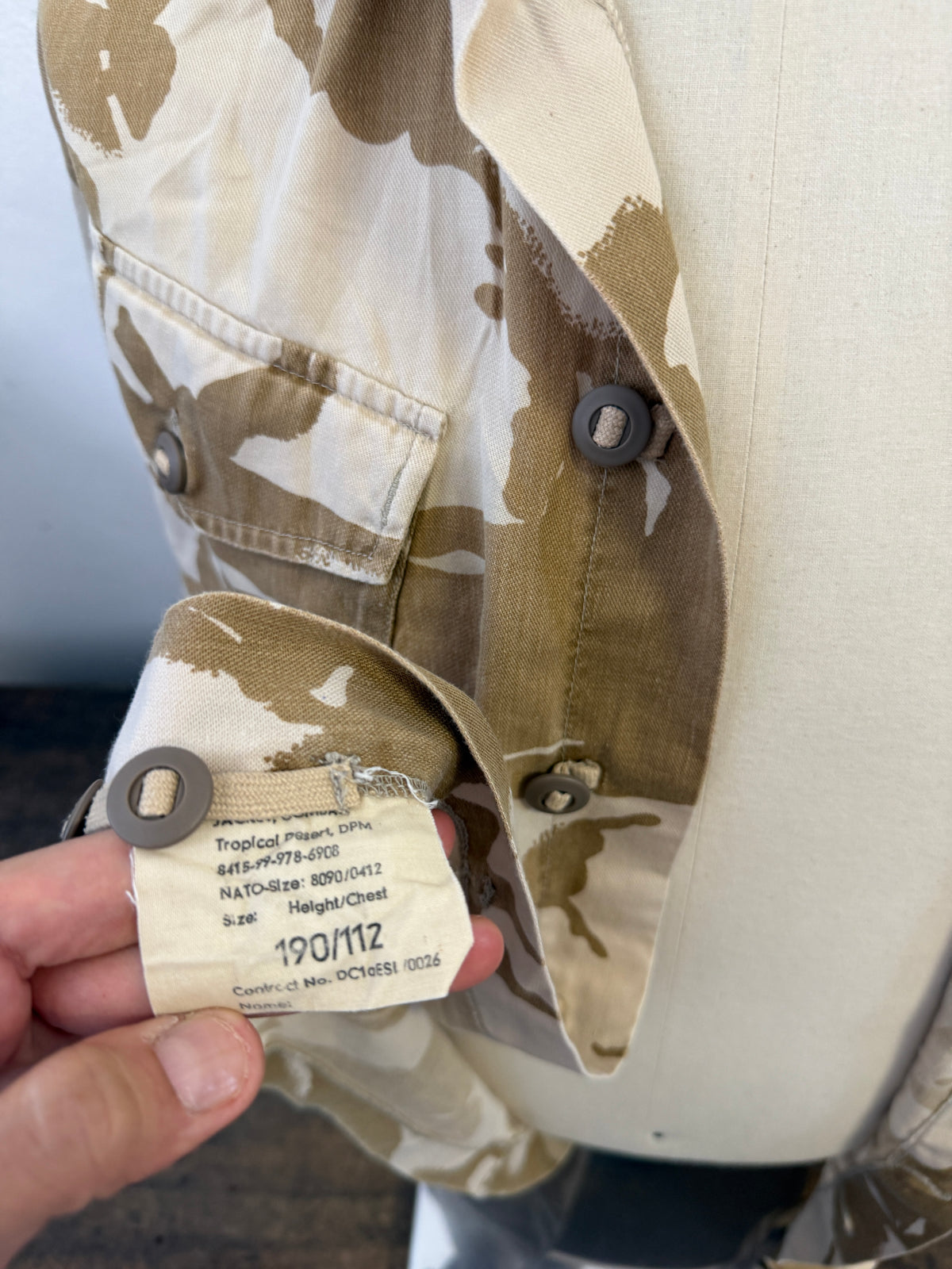 Vintage British Army Dpm Jacket “XXL”