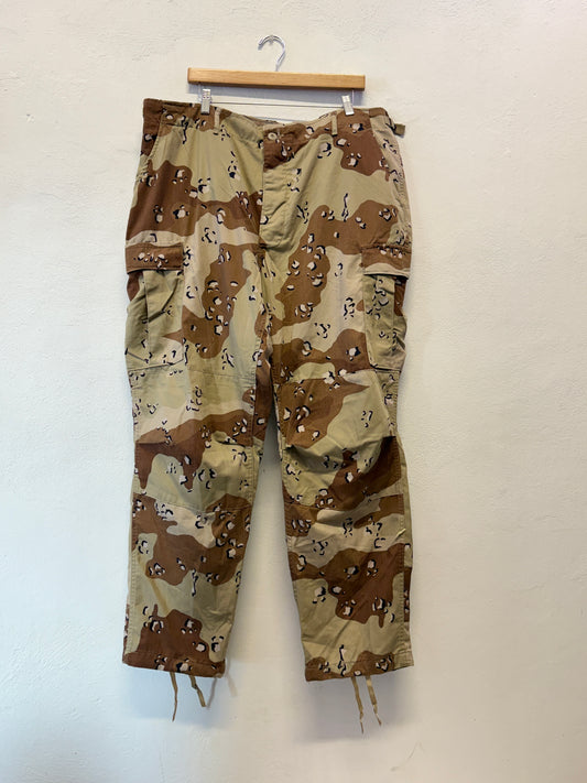 Vintage Desert Chocolate Cargo Pants Us Army “W40”